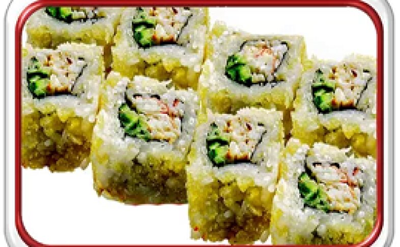 Ролл «Спайси краб в кляре»