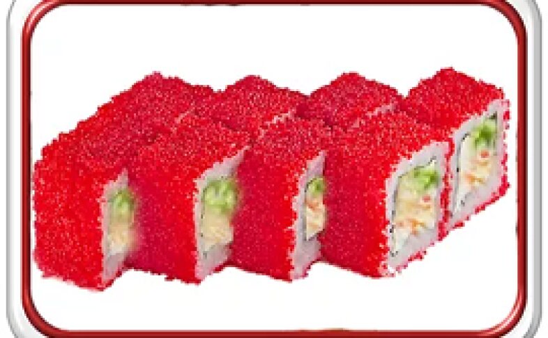 Ролл «Калифорния с креветкой»