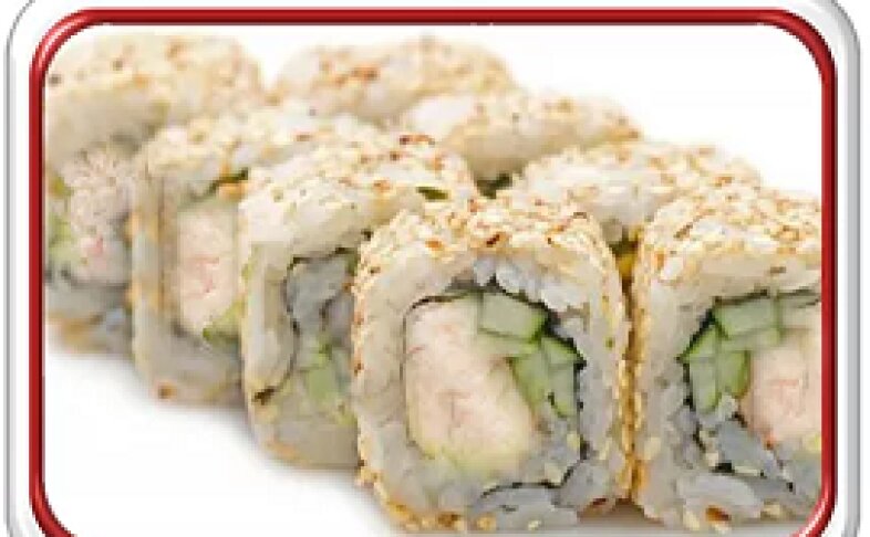 Ролл «Калифорния с кунжутом»