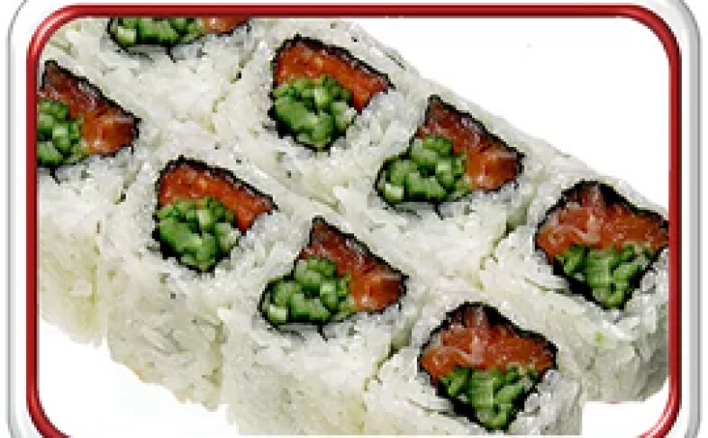 Ролл «Лосось огурец»