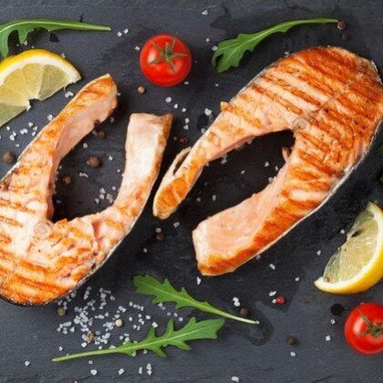 Сёмга на мангале