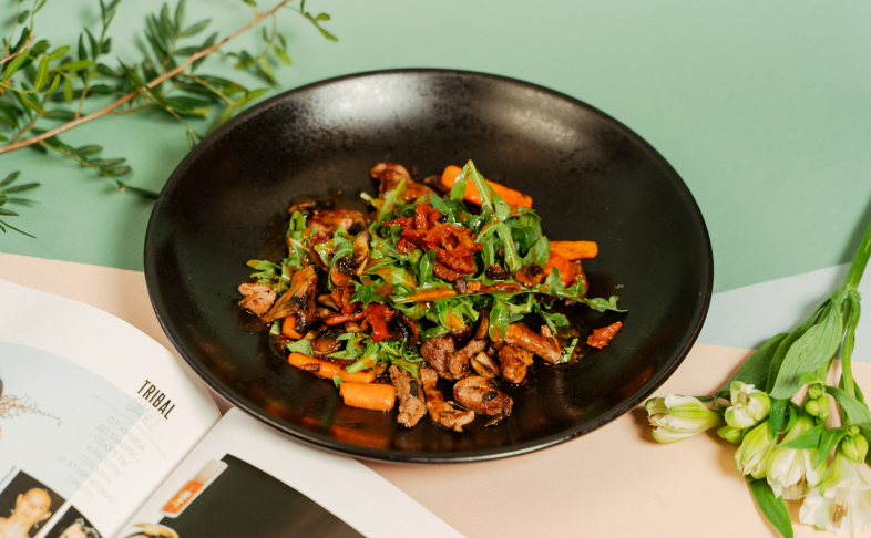 Салат с говядиной