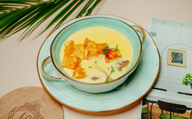 Чизбургер суп