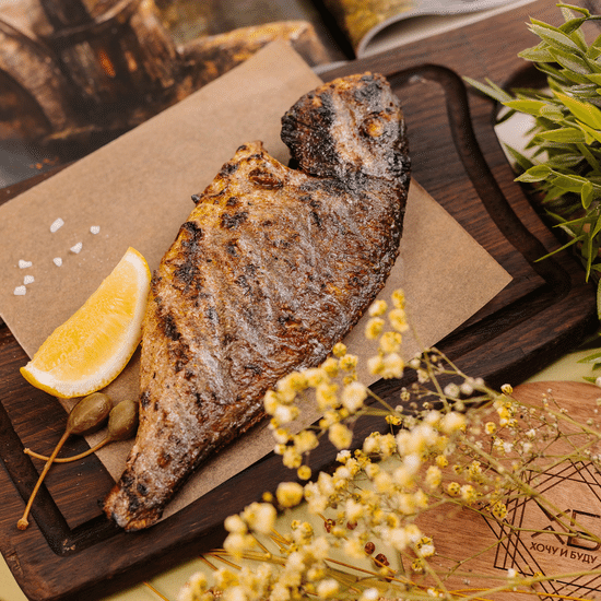 Дорадо на гриле