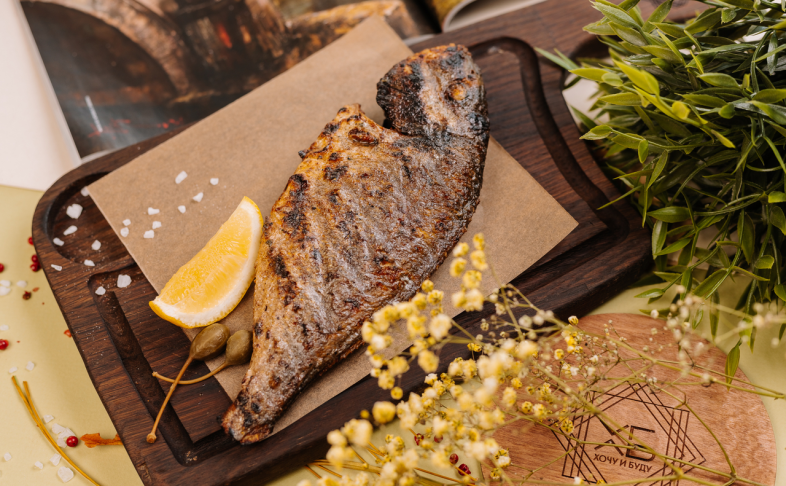 Дорадо на гриле