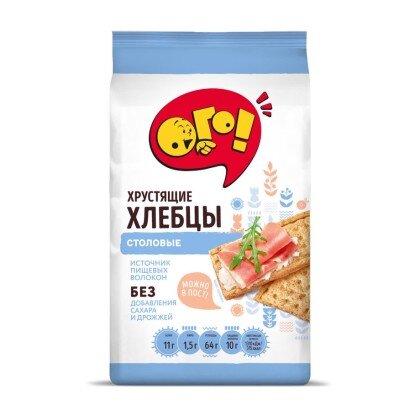 Хлебцы "ОГО" Столовые