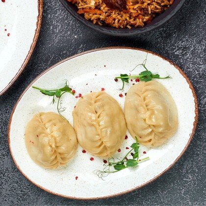 Манты с бараниной