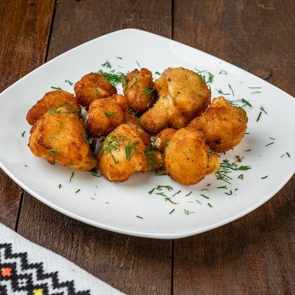 Цветная капуста в сухарях