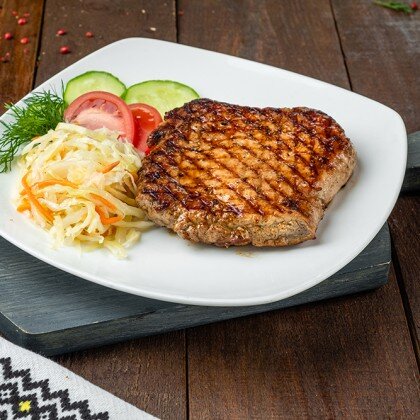 Стейк из свинины «Смачне порося»