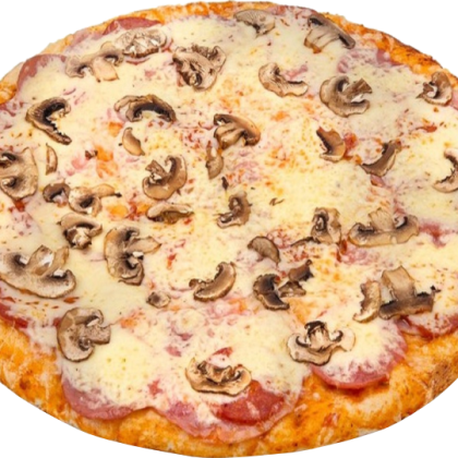 Пицца Салями с грибами