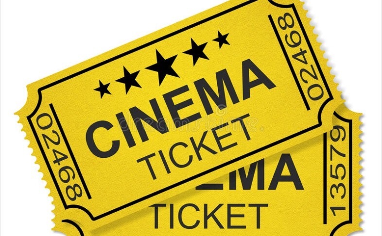 Пригласительный в кинотеатр Смена