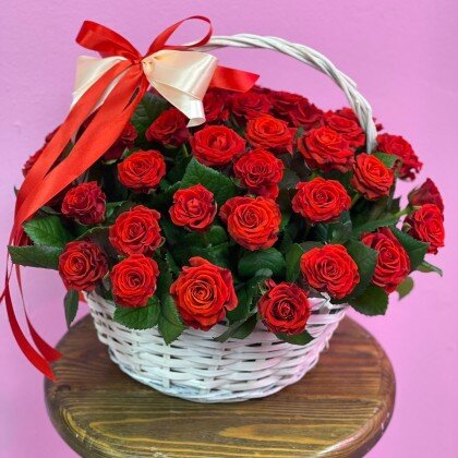 Корзина с розой Эль Торо 51