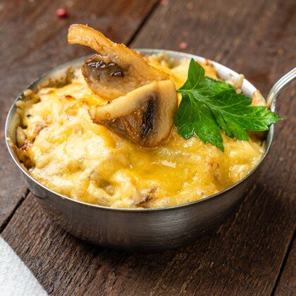 Жульен с курочкой и грибами