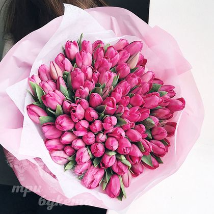 Тюльпаны розовые