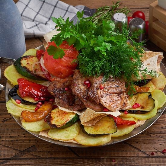 Садж кебаб свинина