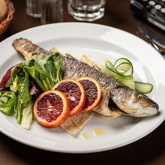 Сибас на гриле