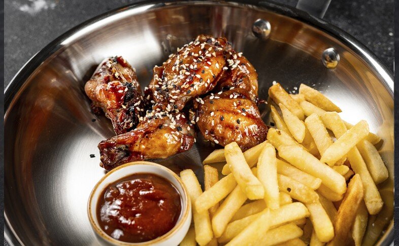 Куриные крылышки в терияки