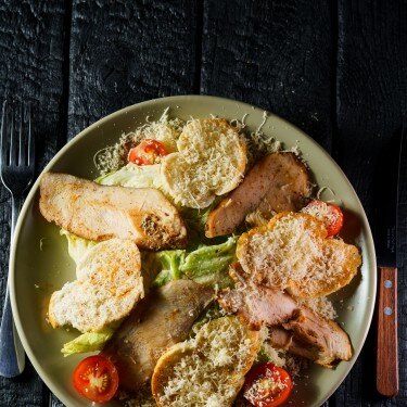 Салат «Цезарь» с курочкой