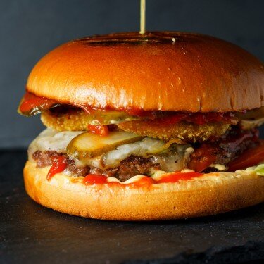 Бургер «Белый русский»