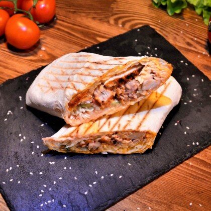 Шаурма «Цезарь» с курицей