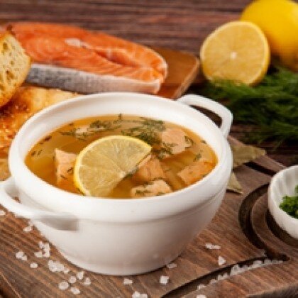 Уха из семги