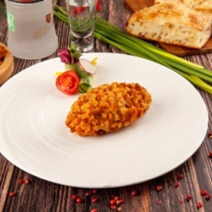 Котлета "По-гусарски" в сухариках