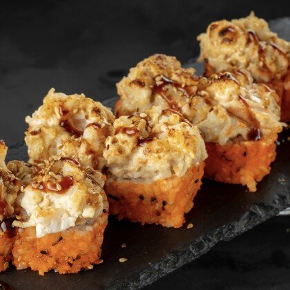 Супер ролл c креветкой