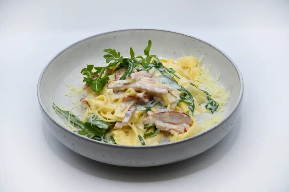 Паста с копченой индейкой