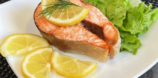 Стейк форели на пару вес