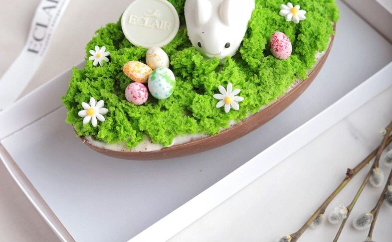 Шоколадный торт "Пасхальное яйцо"