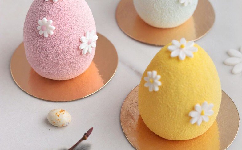 Муссовое пирожное "Пасхальное яйцо"