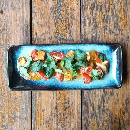 Салат с баклажаном