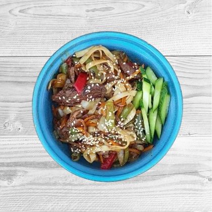 Удон с говядиной