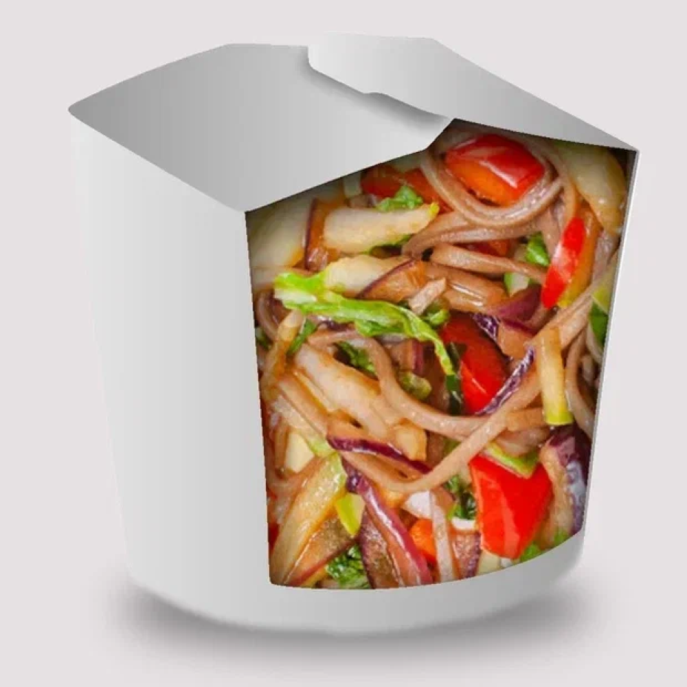 Вок пшеничная лапша с овощами