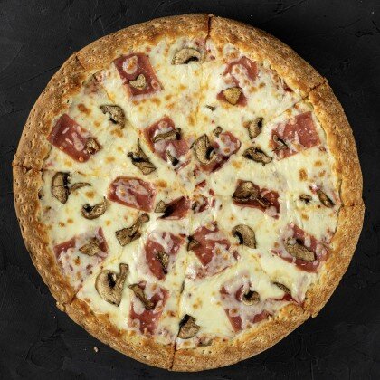 Ветчина и грибы