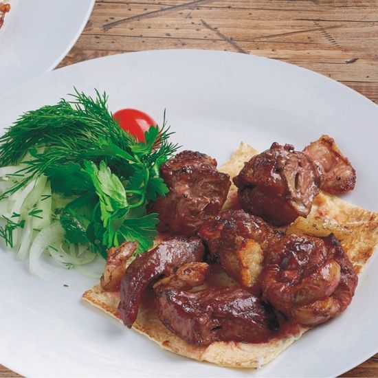 Шашлык из почек барашка