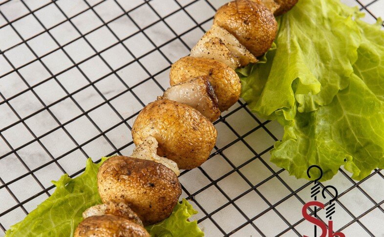 Шампиньоны на углях