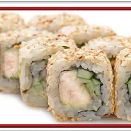 Ролл «Калифорния с кунжутом»