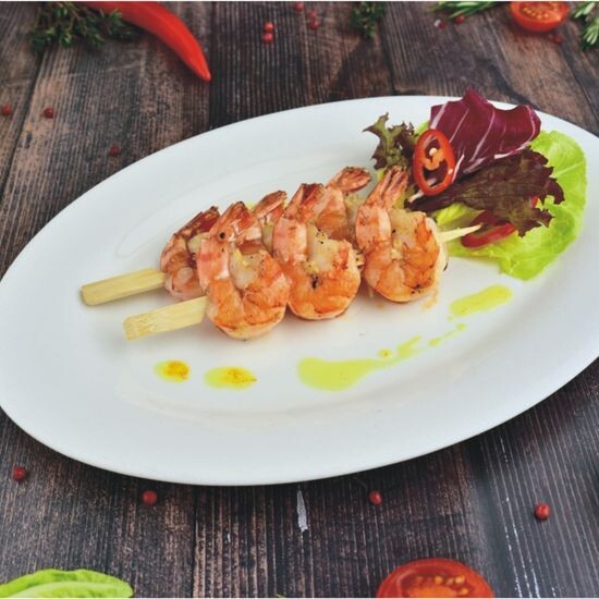 Креветки на шпажке