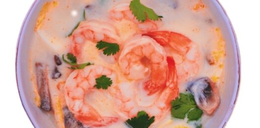 Классический рецепт тайского супа том ям с креветками