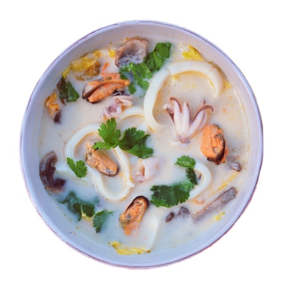 Суп «ТОМ - КХА» с морепродуктами