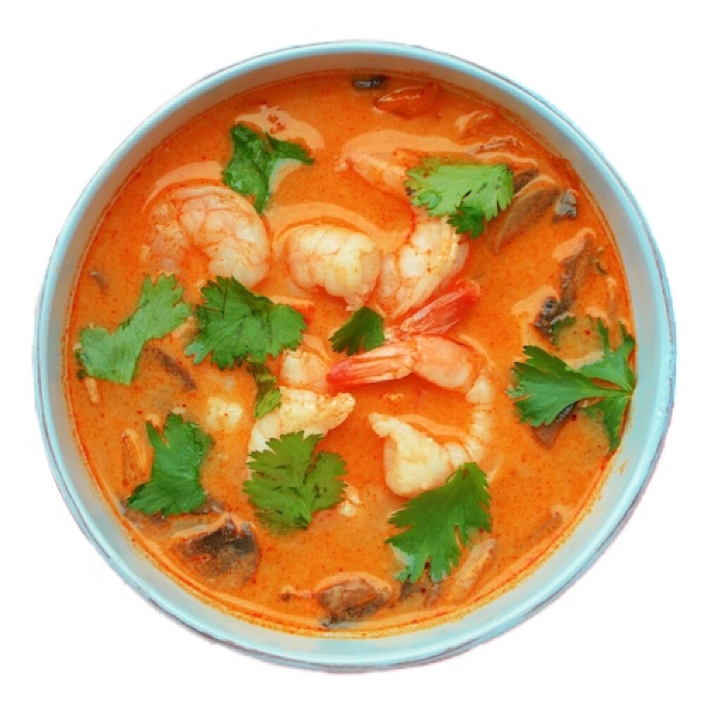 Суп «ТОМ - ЯМ» с креветками (средняя острота)