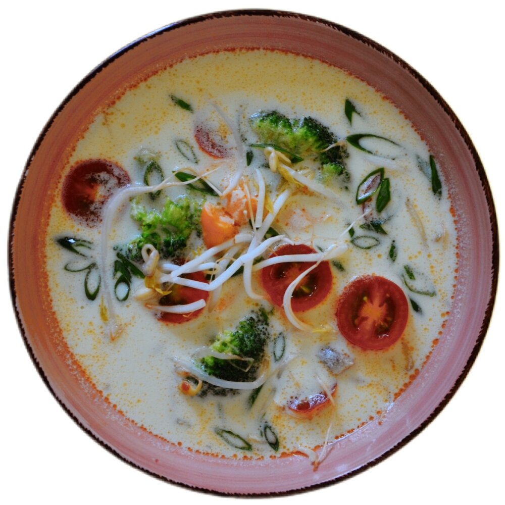 Суп «Сливочный» с лососем