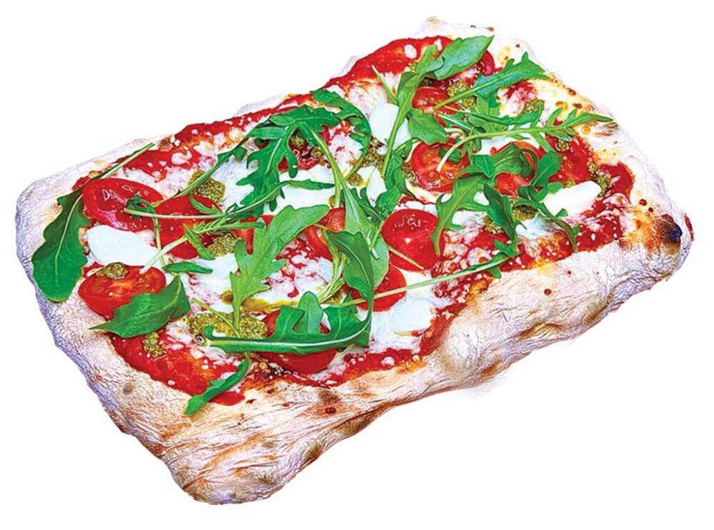 Римская пицца "С рукколой и моцареллой"