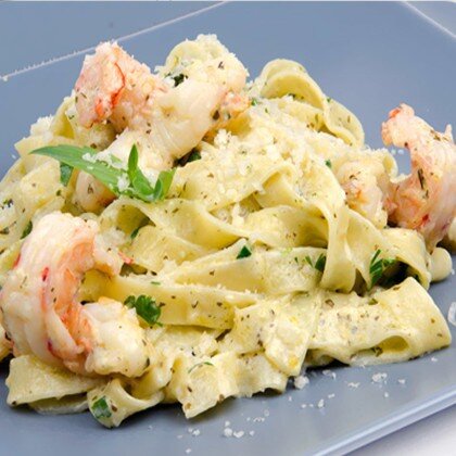 Паста с креветками