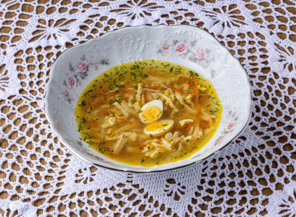 Лапша домашняя куриная