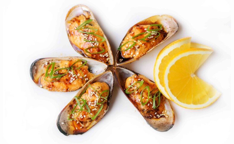 Мидии запеченые 1 шт.
