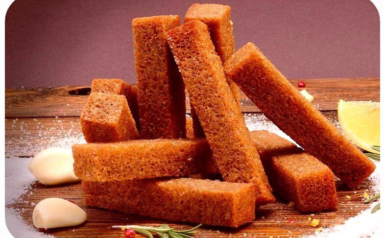 Гренки чесночные