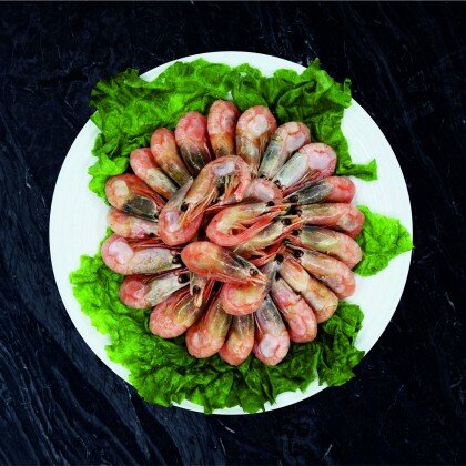 50 вареные креветки