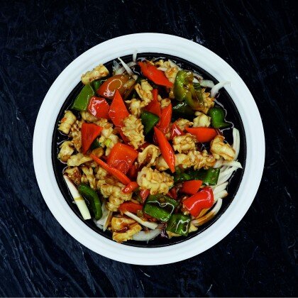 54 кальмар в соевом соусе